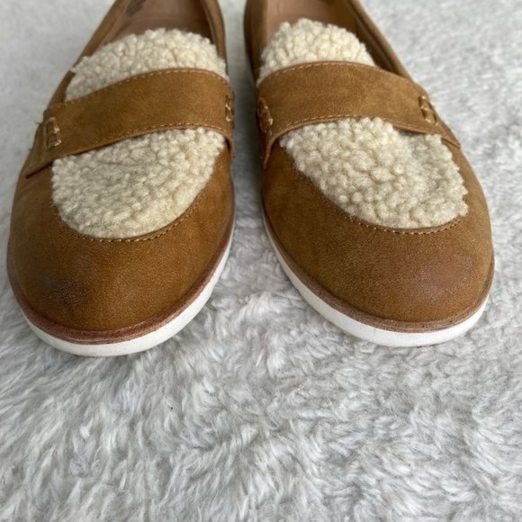 Life stride Womens slip on loafers tan faux fir brown tan size 6.5 - Picture 3 of 10